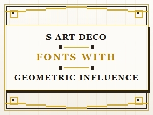 Geometric Art Deco Display Fonts
